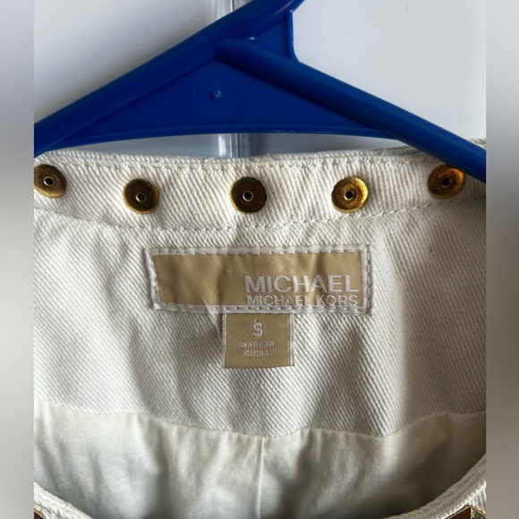 Michael Kors Women’s Jacket Size S / Cream and Gold color - Picture 4 of 12